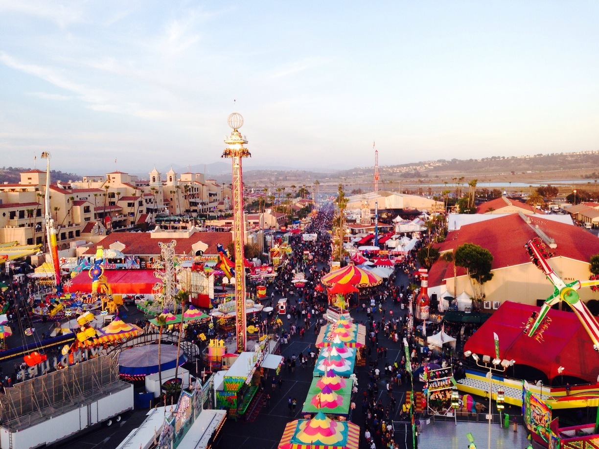 del-mar fair from the top down
